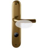 Klika interiérová Tokyo rozteč 90mm, s WC kličkou, bronz