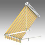 Markýza balkónová XL š.401-450cm s krytem návinu