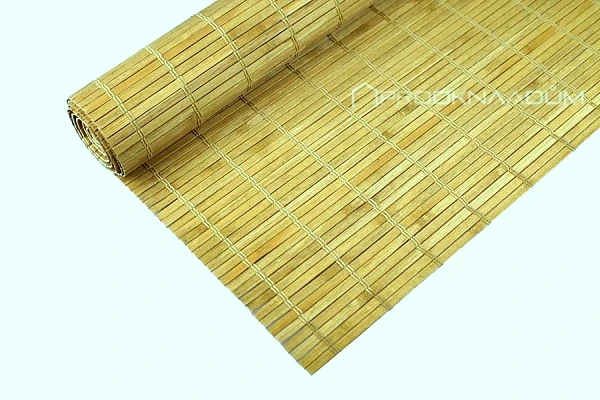 Bambusová rohož za postel 60x300 cm dub - za postel, stěnu i balkon