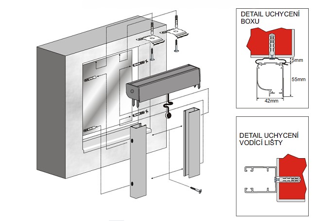 montáž rolovací sítě proti hmyzu