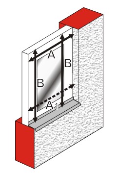 Zaměření rolovací sítě proti hmyzu